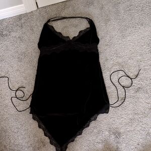 lace velvet nightgown